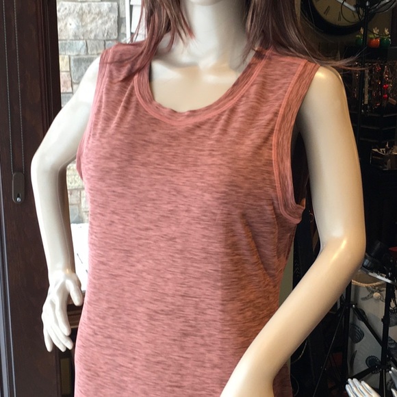 Prana Orange Vertex Body Con Midi Dress - Picture 2 of 16